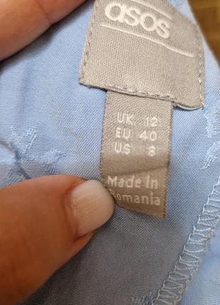 Очень красивое платье небесного цвета asos6 фото