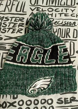В'язанаі шапка з логотипами nfl philadelphia eagles.