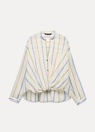 Полупрозрачная полосатая рубашка