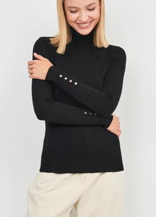 Трикотажный гольф водолазка zara