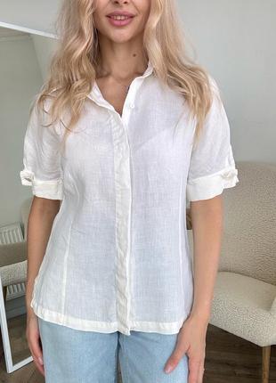 Лляна сорочка, блузка max mara оригінал