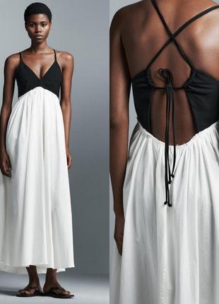 Длинное платье zara