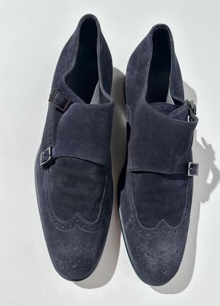 Hugo boss замшевые туфли монки оригинал италия6 фото