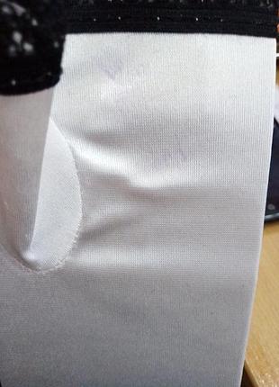 Белые женские перчатки (митенки) атласные короткие без пальцев