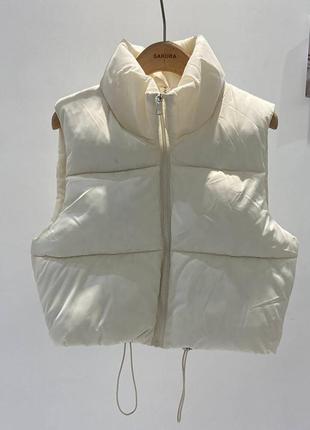 Жіноча жилетка, якісна плащівка канада, наповнена сінтепоном