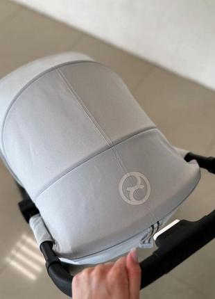 Прогулочная коляска cybex beezy 2024 цвет fog grey с бампером