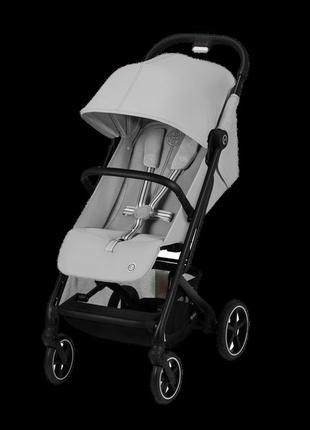 Прогулочная коляска cybex beezy 2024 цвет fog grey с бампером