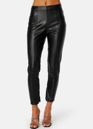 Мягкие эластичные брюки из экокожи имитация кожи