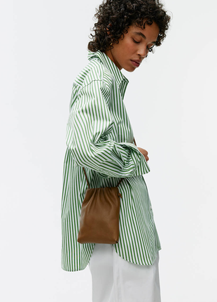 Шкіряна сумка через плече arket 1241517 - 002