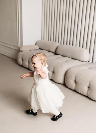 Святкове красиве плаття на дівчинку 12-18-24 місяці 2-3-4 роки 86-92-98-104 см сукня на фотосесію плаття на день народження