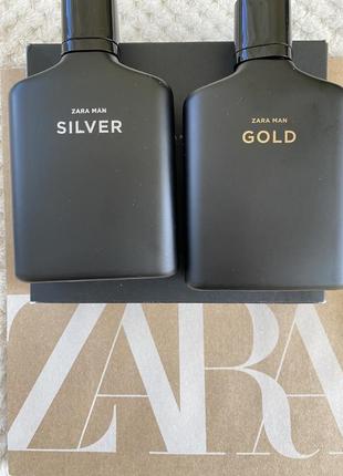 Парфуми zara gold+silver