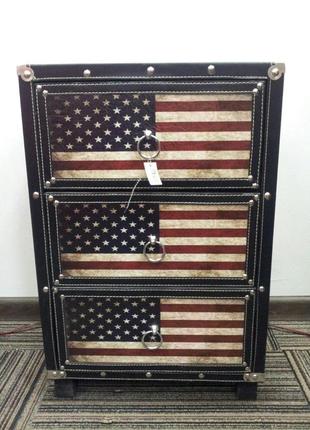 Комод usa американский стиль с 3 ящиками