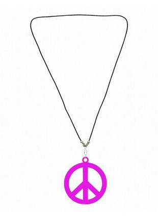 Кулон "знак peace, пациф- символ світу" на шнурку