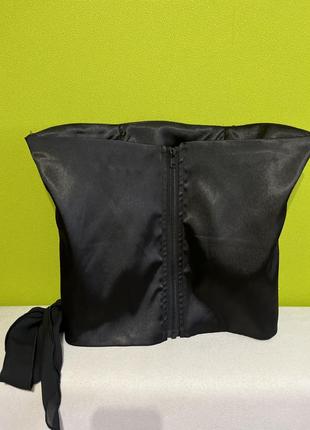 Масветн черный корсет на подкладке и костях размер 3 (12)3 фото