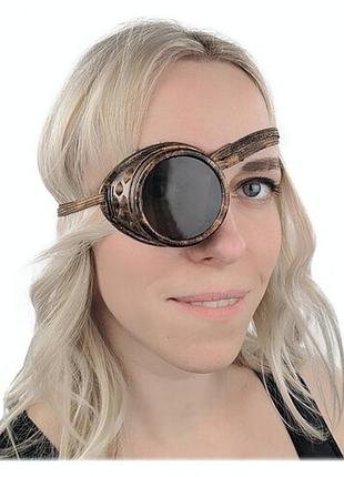 Окуляри гоггли монокль steampunk woman