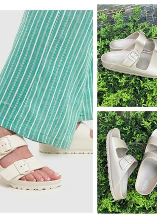 Schuh стильные фирменные сандалии шлепанцы женские 41р.