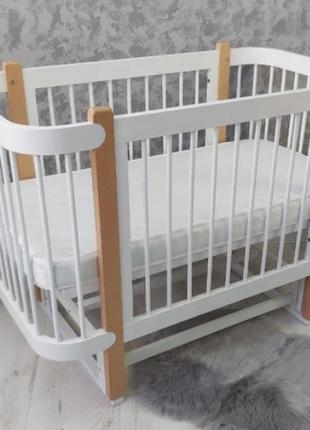 Кроватка престиж 2 для новорожденного + маятник + матрас кпк