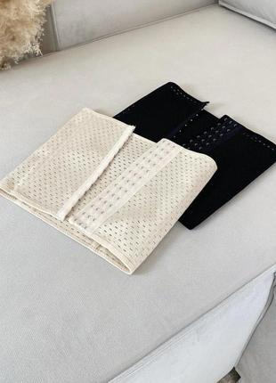 Корсет утягивающий бежевый для коррекции фигуры талии