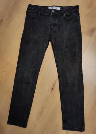 Джинсы женские черные slim seven industray, размер l