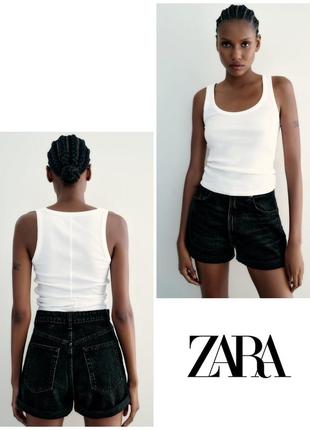 Графітові джинсові шорти мом mom bermuda zara / графитовые джинсовые шорты сомы бермуды