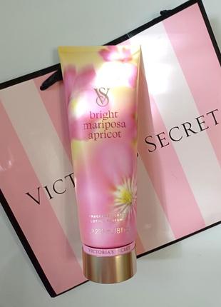 Bright mariposa apricot - парфюмированный лосьон victorias secret, 236 мл