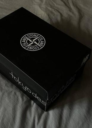 Кросівки new balance fuelcell x stone island beige violet6 фото