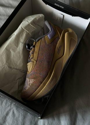 Кросівки new balance fuelcell x stone island beige violet4 фото