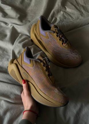 Кросівки new balance fuelcell x stone island beige violet5 фото