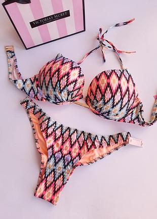 Купальник двойной пушап victoria's secret виктория сикрет оригинал