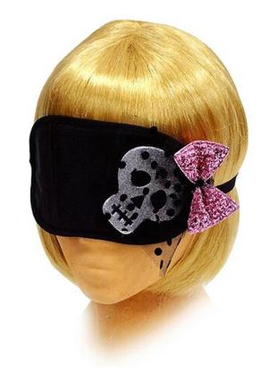 Маска черная для сна monster high.