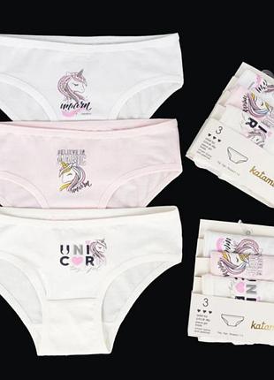 Трусики для дівчаток 5-6 років тм katamino
225 грн набір 3шт