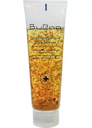 Гель для умывания с лепестками роз bueno pure moonlight rose floral cleanser 80мл