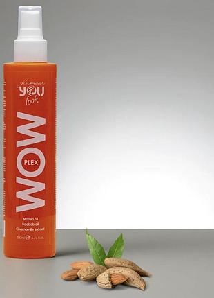 Захисний спрей для волосся з plex формулою you look glamour professional