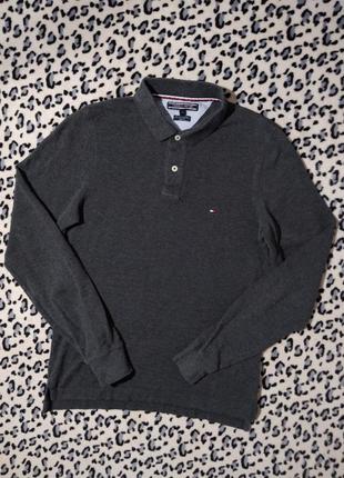 Tommy hilfiger поло с длинным рукавом