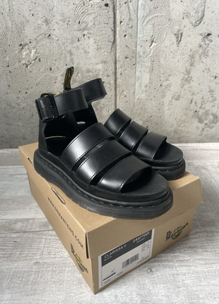 Шкіряні босоніжки dr. martens, 37 розмір