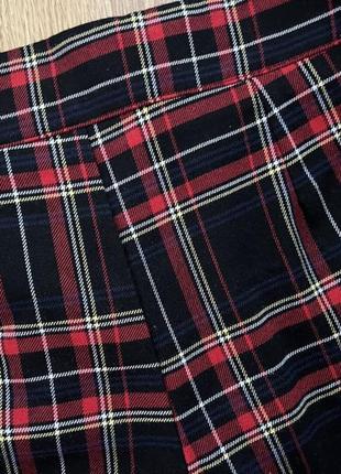 Юбка-шорты, в клетку 8
