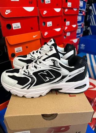 New balance 53o black white женские кроссовки new balance 53o black сетка
