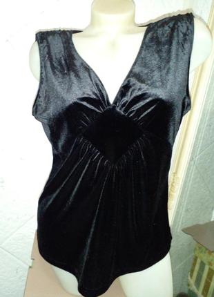 Оксамитова блуза