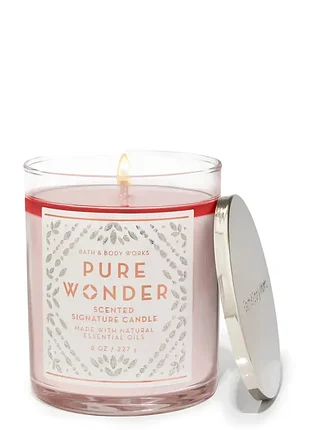 Ароматична свічка bath and body works pure wonder