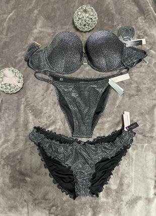 Victoria’s secret купальник.оригінал , ліф 38d (гарно підходить на 36 c),низ труси розмір l-xl. ,можно труси  на вибір