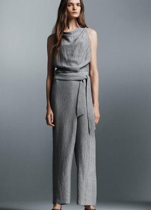 Текстуровані штани із запахом zw collection