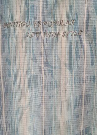 Легкая тонкая хлопковая летняя рубашка