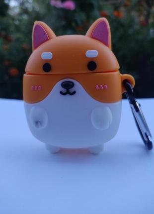 Силиконовый футляр для наушников airpods 1/2