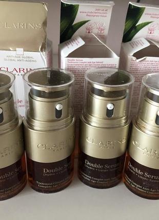 Сиворотка для обличчя clarins double serum, оригінал
