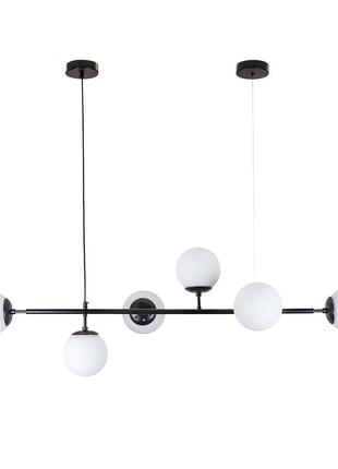 Люстри в стилі модерн 7529802-6 bk+wh