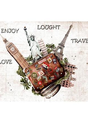Листівка love travel 13х18 см, картонна