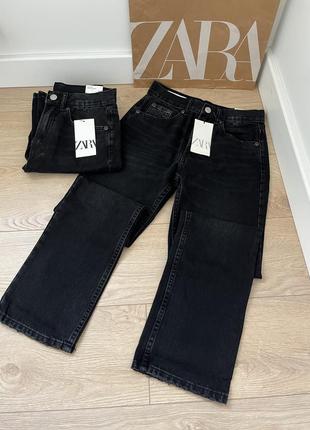 Джинси trf wide leg mid rise full length