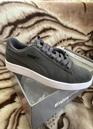 Женские кроссовки puma smash v2 Shoes серого цвета
