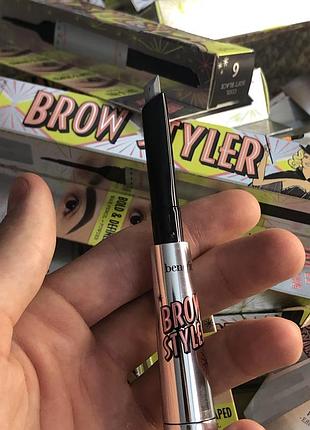 Карандаш и пудра для бровей 2в1 benefit brow styler