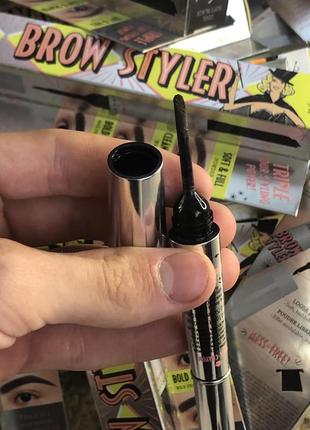 Карандаш и пудра для бровей 2в1 benefit brow styler